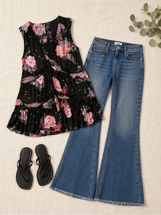 Free People Tops - Free People Purple Haze Sleeveless Top